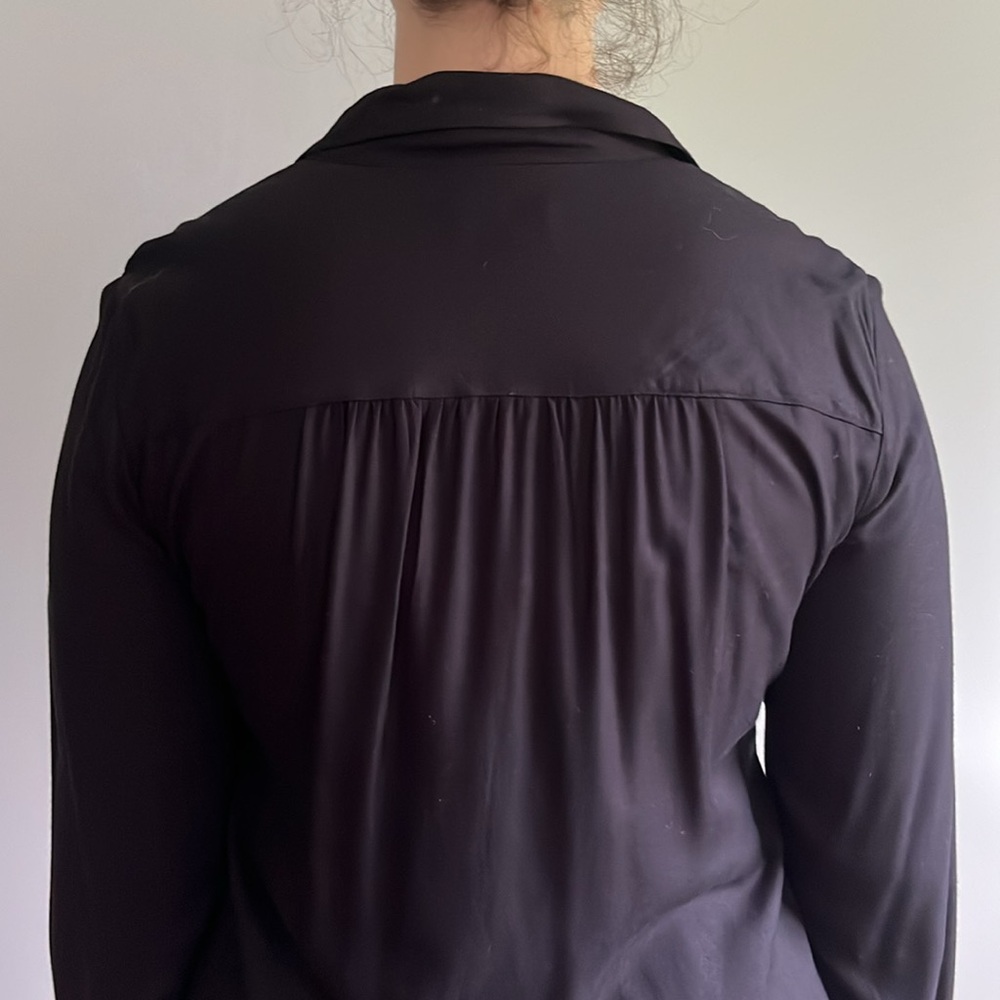 Lou & Grey Long Sleeve Black Mini Dress - Picture 5 of 11